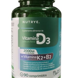 VITAMINA D3+K2+B2 COMPRIMIDOS MASTICABLES